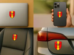Corvette Parabrisas Pegatina Resistente Alta Calidad Profesional